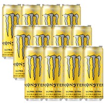 코카콜라 몬스터 에너지 울트라 시트라 음료, 355ml, 12개