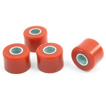 우레탄 완충기 트렁크 쇼바 4Pcs 오토바이 플라스틱 쉘 충격 흡수기 부싱 부품 범용 자동차 액세서리, 01 Orange Plastic