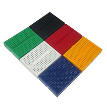 티크 편백 나무 원목 월넛 도마 미니 솔더리스 프로토 타입 브레드보드 타이 포인트 테스트 보드, 키트 6pcs