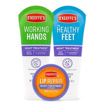 오킵스 Night 트리트먼트 Combo 팩 Including Working 핸드s Night 트리트먼트 핸드크림 Healthy Feet Night 트리트먼트 Foot 크림 and
