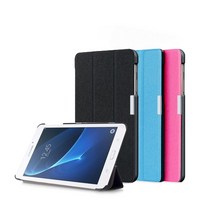 이너스 삼성 갤럭시탭A6 10.1 SM-T580/T585 플립커버 스마트커버케이스, 블랙