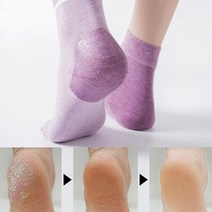 발 각질 제거 양말 발뒤꿈치갈라짐 패드 촉촉 실리콘 삭스, 2/ 중목양말 그레이