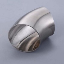 선홈통 PVC 알루미늄 3"76mm 관 O/D 304 스테인리스 위생 용접 45 도 팔꿈치 이음쇠 홈브류 유제품, 한개옵션0