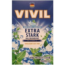 VIVIL 비빌 엑스트라스트롱 캔디 38g (독일), 1개