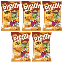 화제의 과자 오리온 꼬북칩 달콩 인절미맛 160g 5봉