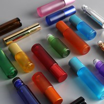 롤온 공병 아로마 오일 향수병 유리 공병 용기, 3.샤이니 롤온, 5ml, 골드