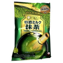 UHA 미카쿠토 토쿠노밀크 마차캔디 81g / 일본 수입 하드 캔디 부드러운 연유 우유 녹차 맛 간식 해외 과자류, 6개