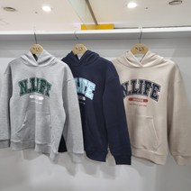닉스키즈 30수 특양면 그래픽워싱 후드(세미오버핏)
