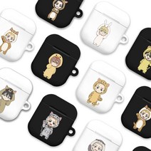 도쿄리벤저스 굿즈 커스텀 케이스 애니멀 시리즈 애니메이션 주문제작 디자인 에어팟 케이스, 2.히나, 가로형 A.가로형 B, B.검정색