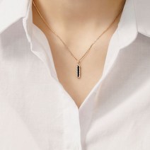 로이드[인기폭발]나만의 커스텀 쥬얼리=오닉스 렉탱글 14K 펜던트 LPP20C20G=동아백화점 수성점