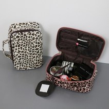 [바보사랑] 에나멜 레오파드 호피 화장품파우치