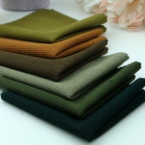 [동대문원단]스판골덴 FW 16골 작은골 스웨이드 느낌 부드러운 터치감, 다크그린