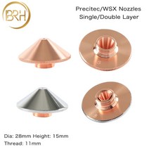미니 레이저 각인기 소형 금속 마킹기 휴대용 가공기 날인기 precitec wsx 단일 더블 레이어 dia.28mm 구경 0.8-5.0mm p0591-571-0001 파이버 용, 1.5mm