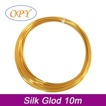3D 프린터 펜 필라멘트 PLA 리필 10 미터 플라스틱 실크 대리석 빛나는 나무 골드 실버 구리 매트, Glow Sky Blue 10m, CHINA