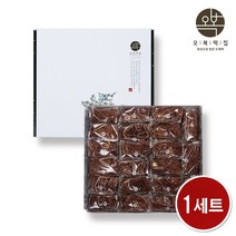 오복떡집 팥시루떡 개별포장 완두배기 팥떡 찰떡 팥고물 시루떡 국산 찹쌀 영양떡 이사떡 답례떡 식사대용 아침대용 떡 선물세트, 21개입 X 1세트