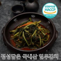 은송푸드 아삭한 전라도김치 가정식열무김치 2kg 열무비빔국수 열무비빔밥 열무냉국수, 2개