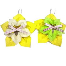 종이접기패키지 봄 노랑꽃 방향제 만들기재료세트, 5인용