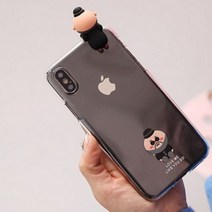 [바보사랑] 코지 미스터앤걸 어부바 투명젤리 다기종, 상세 설명 참조, 기종선택:갤럭시S7엣지 / 색상:걸패턴