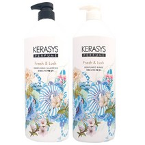 케라시스 퍼퓸샴푸 린스 세트 대용량 샴푸린스세트, 프레쉬앤러쉬 퍼퓸샴푸1L+퍼퓸린스1L