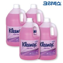 크리넥스 핸드워시 폼 솝 로즈라일락향 4L x 4개 _ 2023789EA, 1, 본상품선택