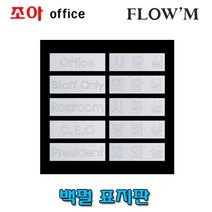 플로엠 백펄 레이저 커팅표지판(250X80mm x3T)/부서명표지판, LC5044탕빈실