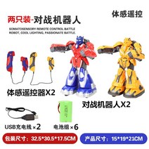 격투기 대전 로봇 복싱 남자 내기 장난감 어린이 원격, 21cm 2 개+6 개 플레이 90분