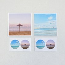 메리필름 부산 광안대교 바다 엽서 스티커 set, 상세페이지 참조