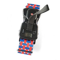 AVVA 아바 TSA 락 슈트 케이스 벨트 VA-903 중량 스케일 첨부 최대 40 kg까지 계측 체크 무늬 디자인 조정 가능