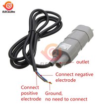 수중펌프 DC 12V 1.2A 5M 600L/H 높은 흐름 잠수정 물 펌프 3 와이어 마이크로 모터 수족관 물고기 탱크 JT-500, 01 DC12V 17W