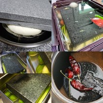 (유)금산돌그릇 장수곱돌 원형누름돌 그릭요거트 매실 김치 오이지 두부 누름독 무우 피클 고추 궁채 장아찌 눌름돌, 150x30mm, 1개