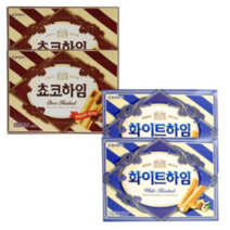 크라운 초코하임 284g x 2 화이트하임 284g x 2, 1세트