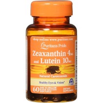 퓨리탄스프라이드 제아잔틴 4mg 루테인 10mg 60캡슐, 개