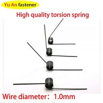 V스프링 1.0 와이어 직경 토션 소형 스프링 헤어핀 1801209060 도 10 개, 3 laps 90 degrees_1.0mm | 12mm