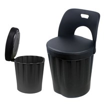 국산 수납 통의자 등받이 고깃집 옷보관 식당 깡통 드럼통 업소용 머핀 스툴, 등받이형, 블랙