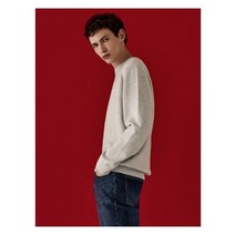 갤럭시 라이프스타일 갤럭시 라이프스타일 三無衣服 그레이 세미오버 니트 맨투맨 (GC2951S062)