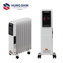 [50만대판매+국산제품]흥신 전기라디에이터 사무실 가정용 화장실 난방기 히터, 일반-9핀(타이머O)
