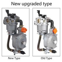 이중 연료 기화기 LPG 변환 키트 발전기 수동 초크 회색 GX160 2KW 168F 28KW GX200 170F, 17240