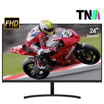 TNM 24인치 슬림베젤 FHD LED 모니터 75Hz TNM-E2400M 무결점 실속형