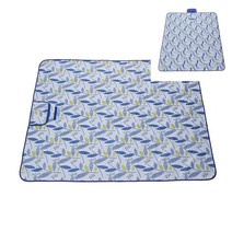 나뭇잎 돗자리 145x200cm 블루 휴대용방석 돗자리제작 1인용돗자리 미니돗자리 군용나침반 돗자리매트 캠핑용매트