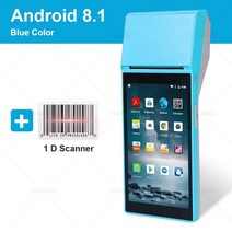 안드로이드 POS PDA 터미널 열 무선 모바일 프린터 58mm 영수증 BT 빌 와이파이 NFC 스캐너 올인원 시스템, 07 Scanner Version_03 영국 플러그