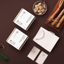 전유경 장인 콩고물 도라지정과 선물세트 3개 + 1개 무료 쇼핑백 메세지카드 증정, 콩고물도라지정과 3개 + 1개 무료