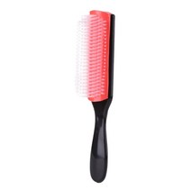 미용실 두피 열 스케일링 각질 케어 9 행 스타일링 헤어 브러시 스트레이트 곱슬 머리 detangling 빗 마사지 여성용 분리형 헤어 브러시 남성 홈 이발소, M