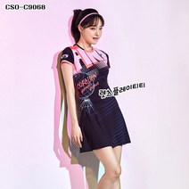 [코랄리안] 여성 그래픽 스포츠 원피스(CSOC9068)