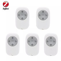 리모콘 스마트키 heiman zigbee 3.0 arm disarm sos 패닉 버튼이 있는 스마트 리모콘 4 키 기능은 홈 어시스턴트의 conbeeii와 함께 작동합니다., 5개