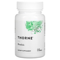 Thorne의 rhodiola 식이보충제 베지캡슐 60정