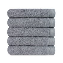 송월타월 몬테스 40수 코마사 160g, 그레이, 5장