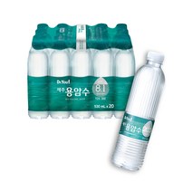 생수2L 생수530ml 천연미네랄워터 물 안전한 알카리수 먹는샘물 몸에좋은물, 80병, 530ml