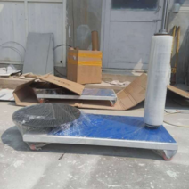 이동식 래핑기 랩핑기 반자동 파렛트 회전판 테이블, 수동 포장 필름 포장기