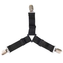 원목 철제 수납 평상형 저상형 침대 프레임 깔판 4개/대 비 슬립 삼각형 침대 시트 고정 버클 조정 가능한, 02 4pcs   1