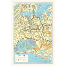(영문도서) Vintage Journal Map of Queens New York Paperback, Found Image Press, English, 9781669511922
